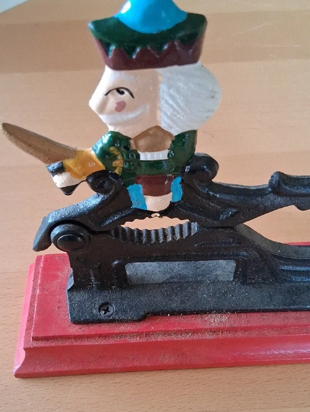 Painted Nutcracker Clamp Accent